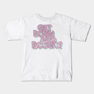 Get Down and Boogie (Light Background) Kids T-Shirt